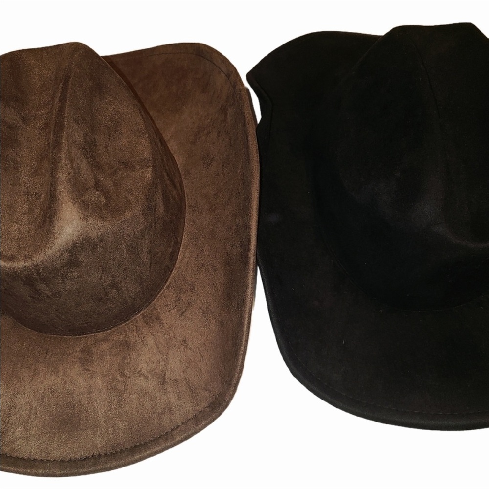 Brown and Black Cowboy Hats